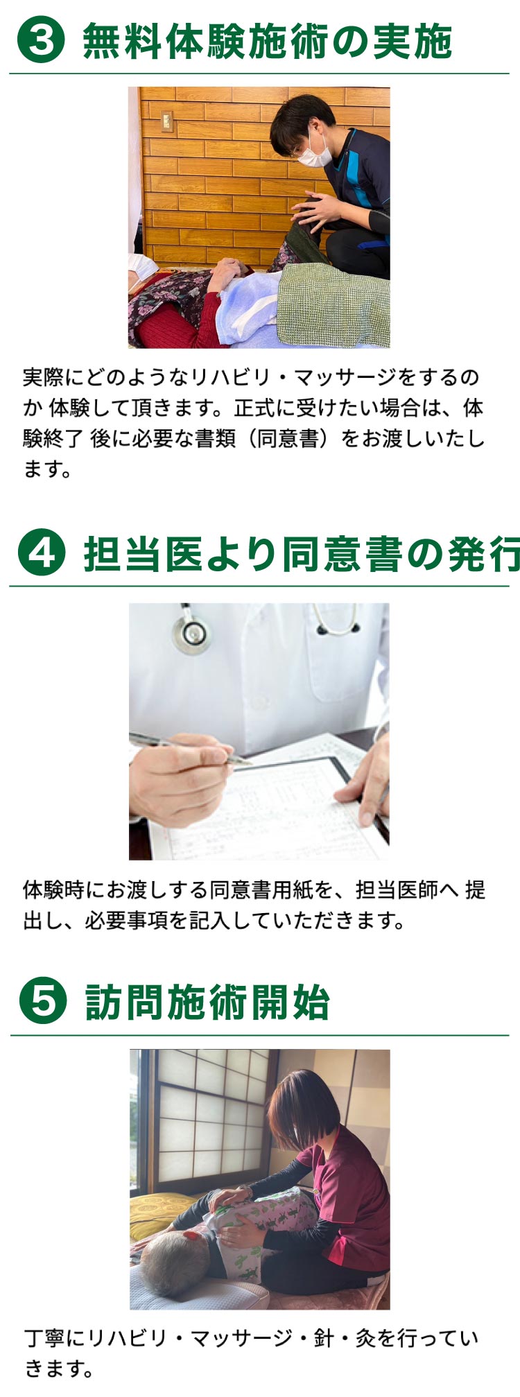 無料体験の流れ2